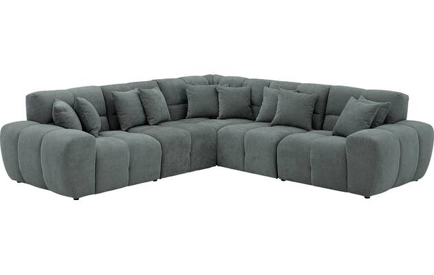 Goossens excellent hoekbank kubus groen stof - 8252766-goossens-excellent-kubus-bank-stof-groen-02