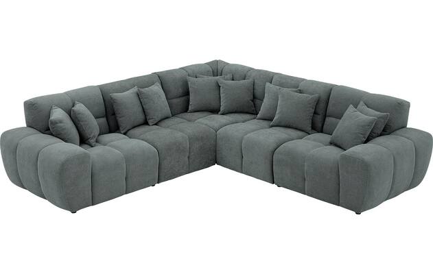 Goossens excellent hoekbank kubus groen stof - 8252766-goossens-excellent-kubus-bank-stof-groen-04