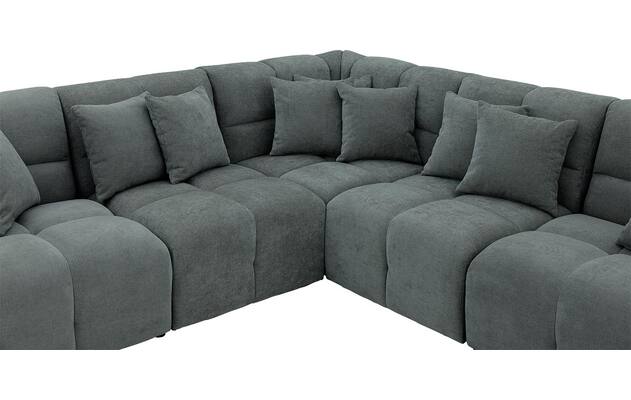 Goossens excellent hoekbank kubus groen stof - 8252766-goossens-excellent-kubus-bank-stof-groen-05