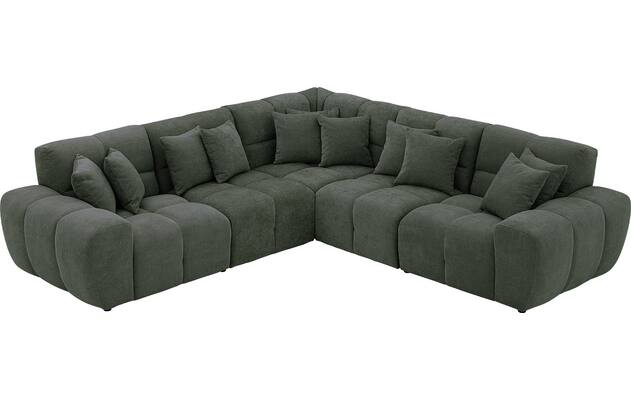Goossens excellent hoekbank kubus groen stof - 8252768-goossens-excellent-kubus-bank-stof-groen-04