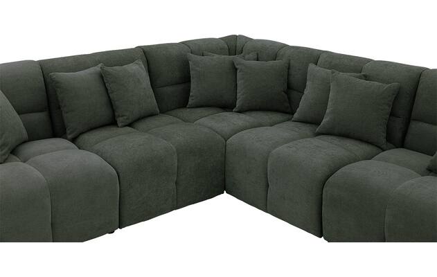 Goossens excellent hoekbank kubus groen stof - 8252768-goossens-excellent-kubus-bank-stof-groen-05
