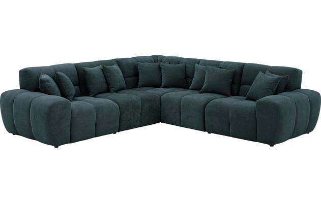 Goossens excellent hoekbank kubus groen stof - 8252769-goossens-excellent-kubus-bank-stof-groen-02