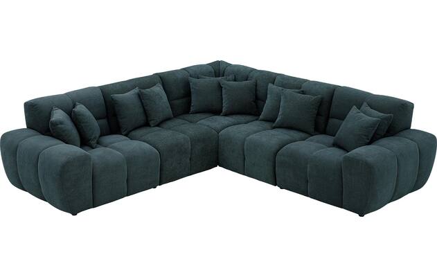 Goossens excellent hoekbank kubus groen stof - 8252769-goossens-excellent-kubus-bank-stof-groen-04