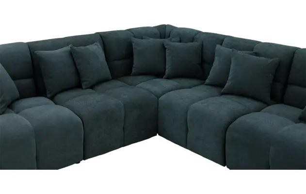 Goossens excellent hoekbank kubus groen stof - 8252769-goossens-excellent-kubus-bank-stof-groen-05