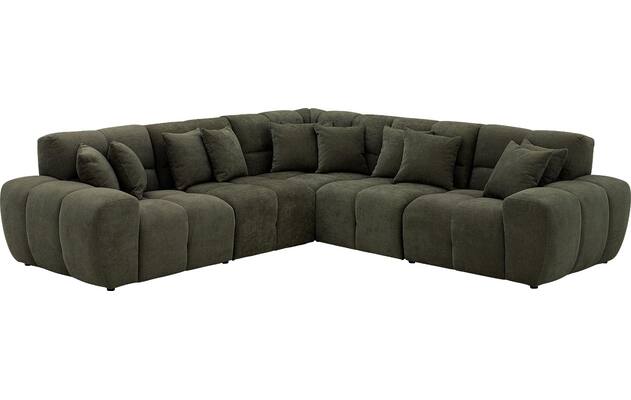 Goossens excellent hoekbank kubus groen stof - 8252770-goossens-excellent-kubus-bank-stof-groen-02