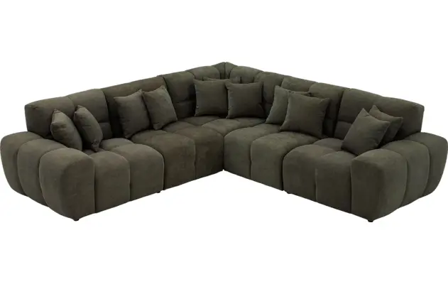 Goossens excellent hoekbank kubus groen stof - 8252770-goossens-excellent-kubus-bank-stof-groen-04