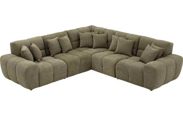 Goossens excellent hoekbank kubus groen stof - 8252771-goossens-excellent-kubus-bank-stof-groen-04