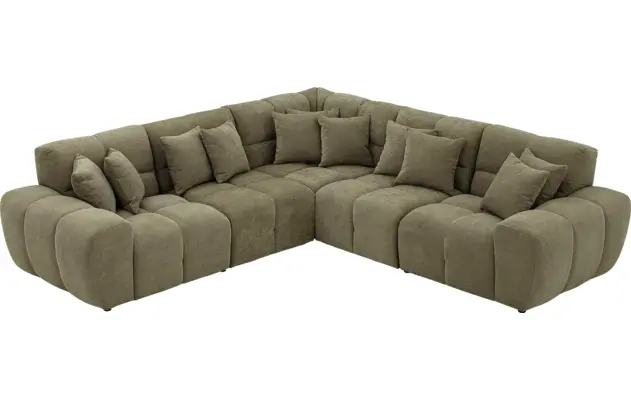 Goossens excellent hoekbank kubus groen stof - 8252771-goossens-excellent-kubus-bank-stof-groen-04