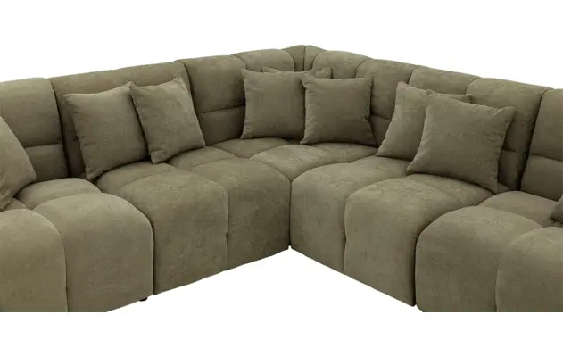 Goossens excellent hoekbank kubus groen stof - 8252771-goossens-excellent-kubus-bank-stof-groen-05