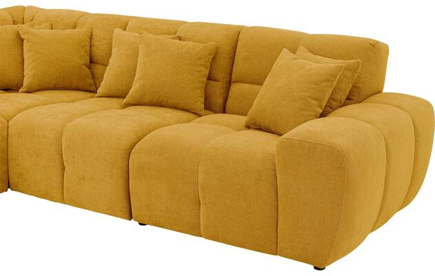 Goossens excellent hoekbank kubus geel stof - 8252772-goossens-excellent-kubus-bank-stof-geel-06