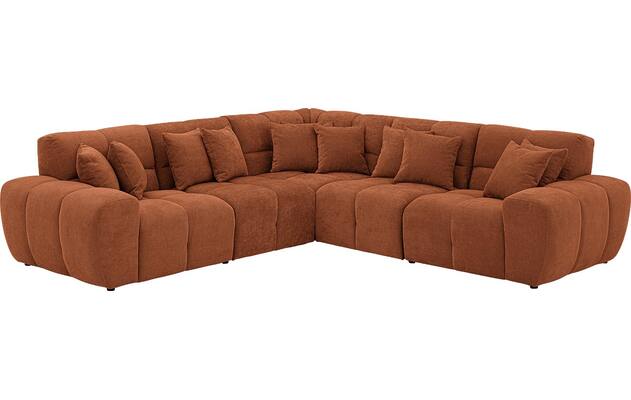 Goossens excellent hoekbank kubus bruin stof - 8252773-goossens-excellent-kubus-bank-stof-bruin-02