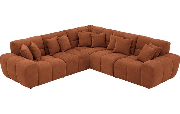Goossens excellent hoekbank kubus bruin stof - 8252773-goossens-excellent-kubus-bank-stof-bruin-04