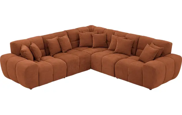 Goossens excellent hoekbank kubus bruin stof - 8252773-goossens-excellent-kubus-bank-stof-bruin-04