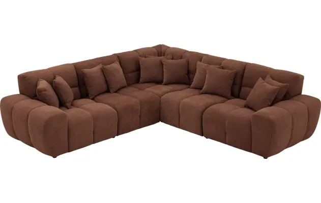 Goossens excellent hoekbank kubus bruin stof - 8252774-goossens-excellent-kubus-bank-stof-bruin-04