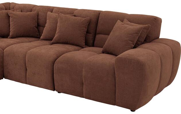 Goossens excellent hoekbank kubus bruin stof - 8252774-goossens-excellent-kubus-bank-stof-bruin-06