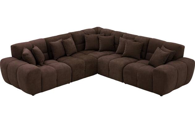 Goossens excellent hoekbank kubus bruin stof - 8252775-goossens-excellent-kubus-bank-stof-bruin-04