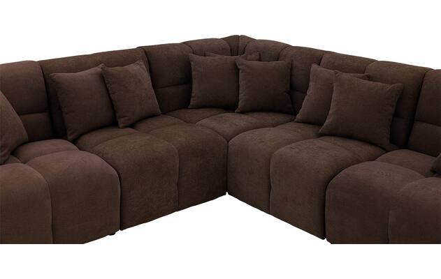 Goossens excellent hoekbank kubus bruin stof - 8252775-goossens-excellent-kubus-bank-stof-bruin-05