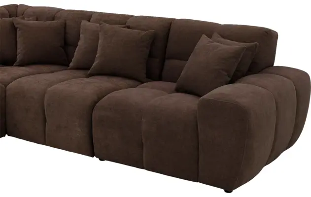 Goossens excellent hoekbank kubus bruin stof - 8252775-goossens-excellent-kubus-bank-stof-bruin-07