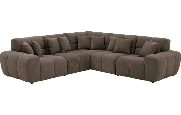 Goossens excellent hoekbank kubus bruin stof - 8252776-goossens-excellent-kubus-bank-stof-bruin-02