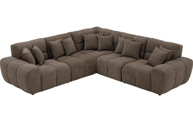Goossens excellent hoekbank kubus bruin stof - 8252776-goossens-excellent-kubus-bank-stof-bruin-04