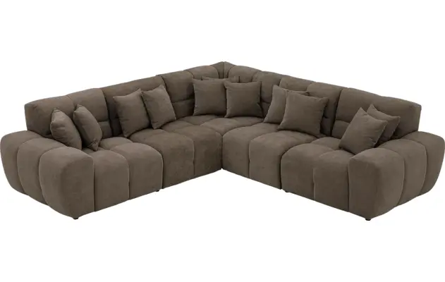 Goossens excellent hoekbank kubus bruin stof - 8252776-goossens-excellent-kubus-bank-stof-bruin-04