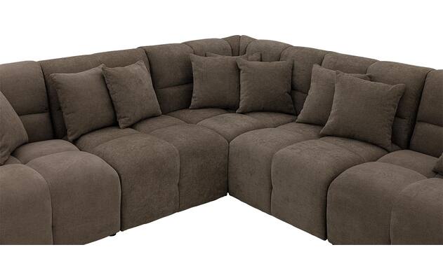 Goossens excellent hoekbank kubus bruin stof - 8252776-goossens-excellent-kubus-bank-stof-bruin-05