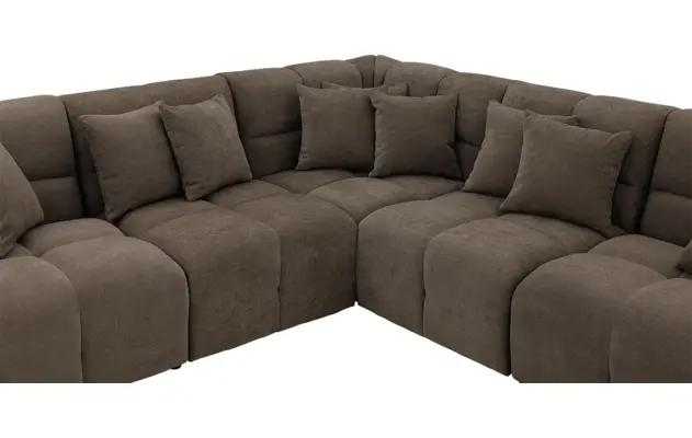 Goossens excellent hoekbank kubus bruin stof - 8252776-goossens-excellent-kubus-bank-stof-bruin-05