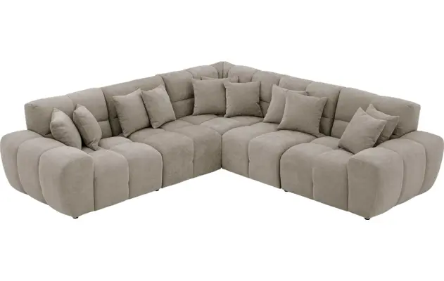 Goossens excellent hoekbank kubus bruin stof - 8252777-goossens-excellent-kubus-bank-stof-bruin-04