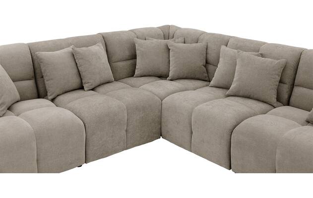 Goossens excellent hoekbank kubus bruin stof - 8252777-goossens-excellent-kubus-bank-stof-bruin-05