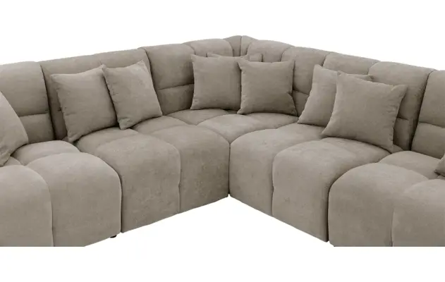 Goossens excellent hoekbank kubus bruin stof - 8252777-goossens-excellent-kubus-bank-stof-bruin-05