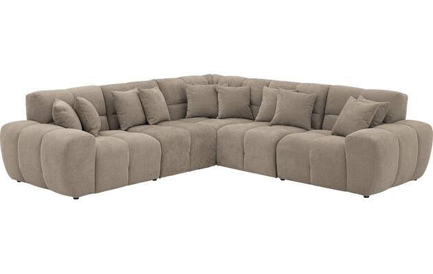 Goossens excellent hoekbank kubus bruin stof - 8252778-goossens-excellent-kubus-bank-stof-bruin-02