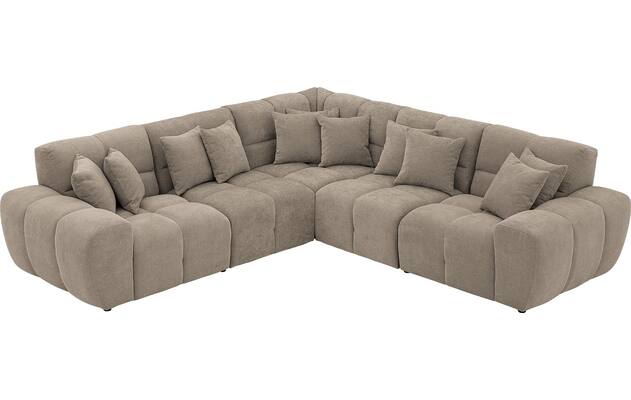 Goossens excellent hoekbank kubus bruin stof - 8252778-goossens-excellent-kubus-bank-stof-bruin-04