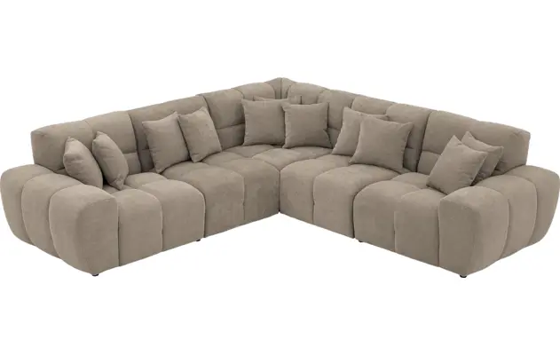 Goossens excellent hoekbank kubus bruin stof - 8252778-goossens-excellent-kubus-bank-stof-bruin-04