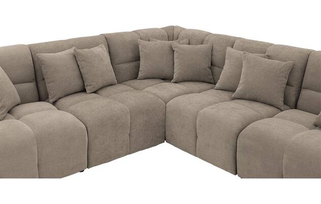 Goossens excellent hoekbank kubus bruin stof - 8252778-goossens-excellent-kubus-bank-stof-bruin-05
