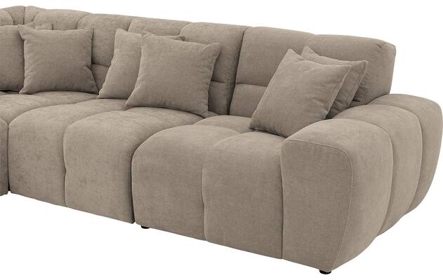 Goossens excellent hoekbank kubus bruin stof - 8252778-goossens-excellent-kubus-bank-stof-bruin-06