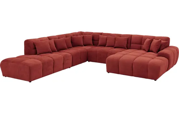 Goossens excellent u bank kubus rood stof - 8252779-gespiegeld-03
