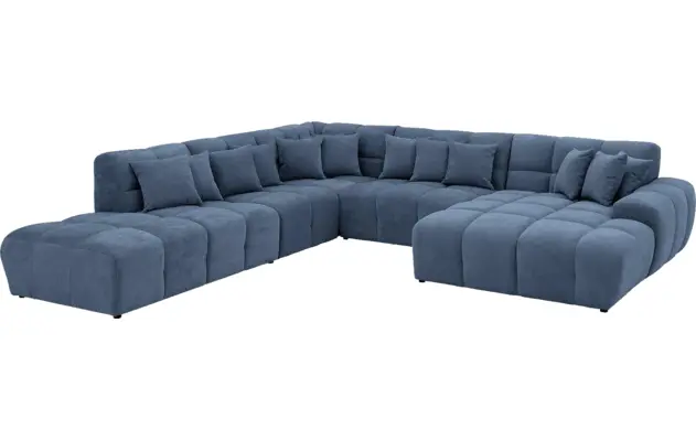 Goossens excellent u bank kubus blauw stof - 8252780-gespiegeld-03