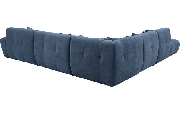 Goossens excellent u bank kubus blauw stof - 8252780-gespiegeld-04