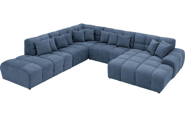 Goossens excellent u bank kubus blauw stof - 8252780-gespiegeld-05