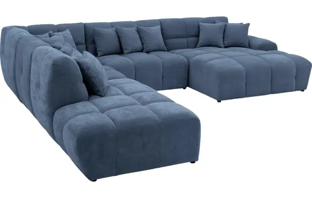 Goossens excellent u bank kubus blauw stof - 8252780-gespiegeld-06