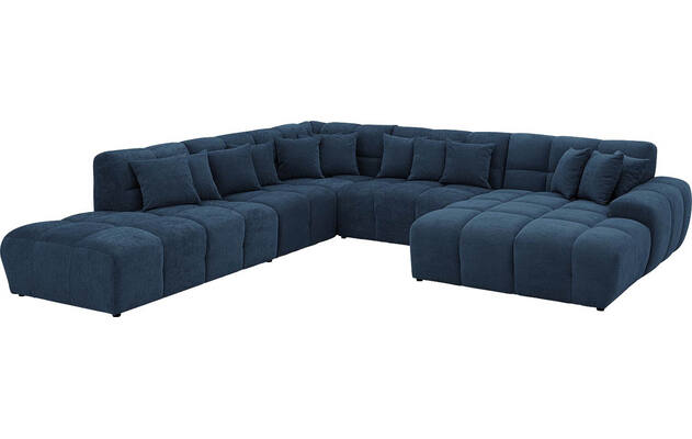 Goossens excellent u bank kubus blauw stof - 8252781-gespiegeld-03