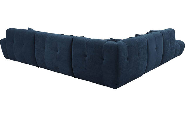 Goossens excellent u bank kubus blauw stof - 8252781-gespiegeld-04