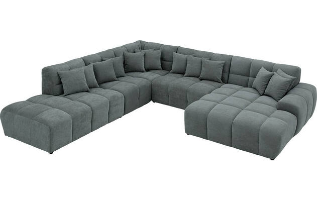 Goossens excellent u bank kubus groen stof - 8252782-gespiegeld-05