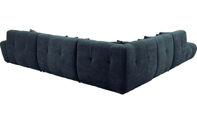 Goossens excellent u bank kubus blauw stof - 8252783-gespiegeld-04