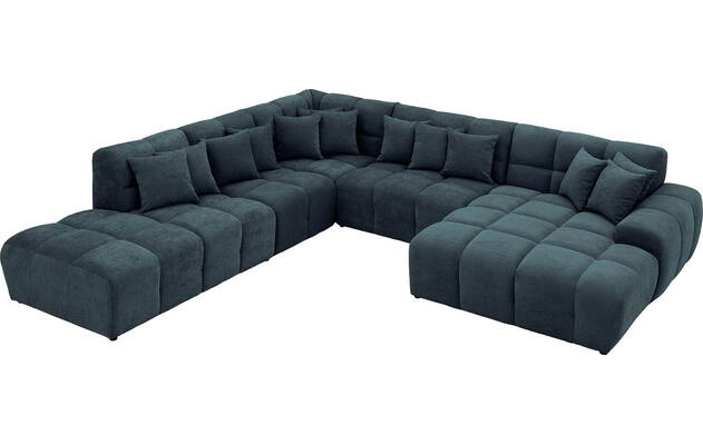 Goossens excellent u bank kubus blauw stof - 8252783-gespiegeld-05