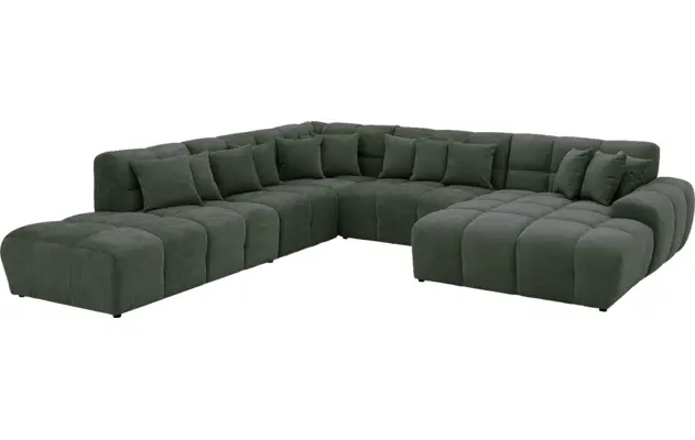Goossens excellent u bank kubus groen stof - 8252784-gespiegeld-03