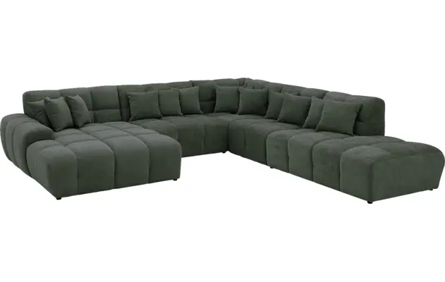 Goossens excellent u bank kubus groen stof - 8252784-goossens-excellent-kubus-bank-stof-groen-02