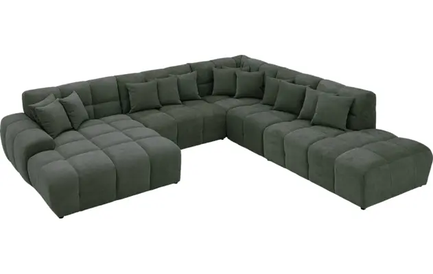 Goossens excellent u bank kubus groen stof - 8252784-goossens-excellent-kubus-bank-stof-groen-04