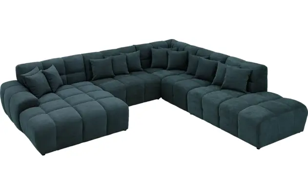 Goossens excellent u bank kubus groen stof - 8252785-goossens-excellent-kubus-bank-stof-groen-04