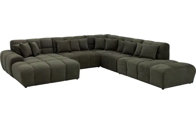 Goossens excellent u bank kubus groen stof - 8252786-goossens-excellent-kubus-bank-stof-groen-02